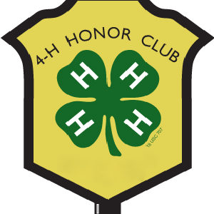 4-H Honor Club sign 